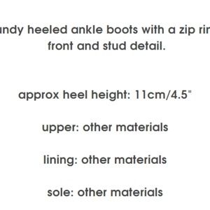 Missguided Shoes - Missguided zip front ring pull boots Missguided Shoes - Missguided zip front ring pull boots